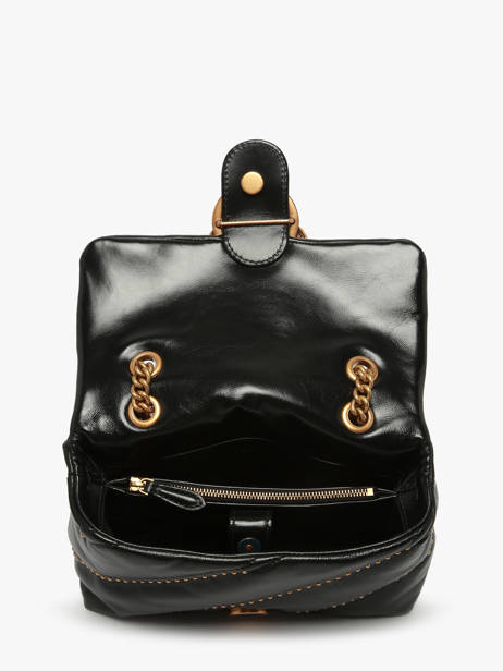Sac Bandoulière Love Bag Puff Cuir Pinko Noir love bag puff A26T vue secondaire 3