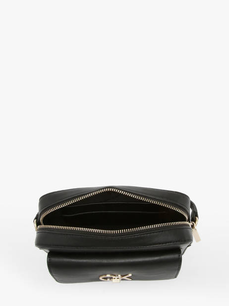 Sac Bandoulière Re-lock Polyester Recyclé Calvin klein jeans Noir re-lock K611083 vue secondaire 3