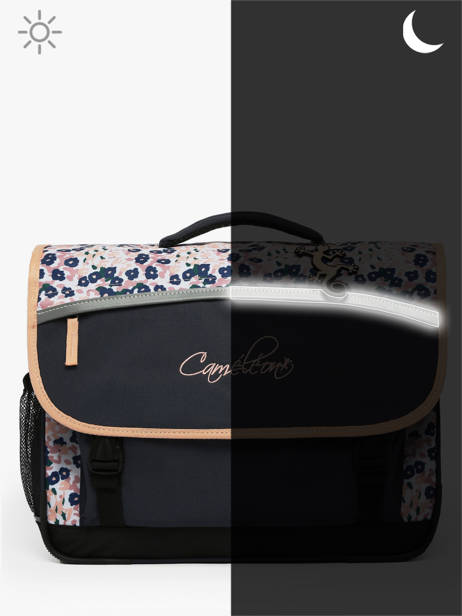 Cartable Enfant 2 Compartiments Cameleon Bleu actual CA38 vue secondaire 7