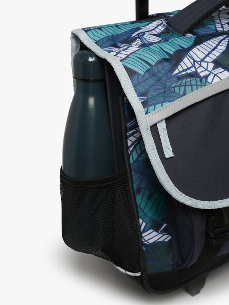 Cartable à Roulettes Enfant 3 Compartiments Cameleon Bleu actual CR41 vue secondaire 6