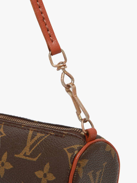 Mini-sac D'occasion Baby Papillon Monogrammé Louis vuitton Marron second life 1306550 vue secondaire 2