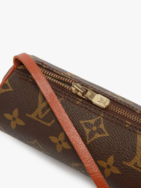 Mini-sac D'occasion Baby Papillon Monogrammé Louis vuitton Marron second life 1306550 vue secondaire 3