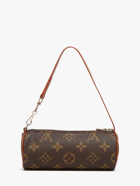Mini-sac D'occasion Baby Papillon Monogrammé Louis vuitton Marron second life 1306550 vue secondaire 6