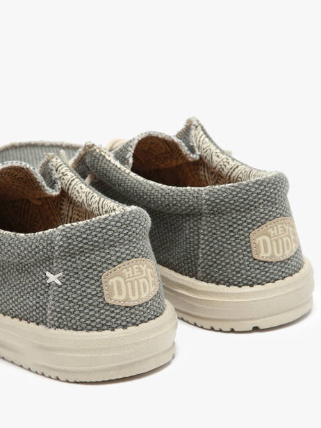 Mocassins Wally Braided Hey dude Vert men 4003 vue secondaire 2