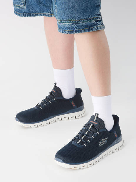 Sneakers Glide-step Noxus Skechers Bleu men 233010 vue secondaire 1