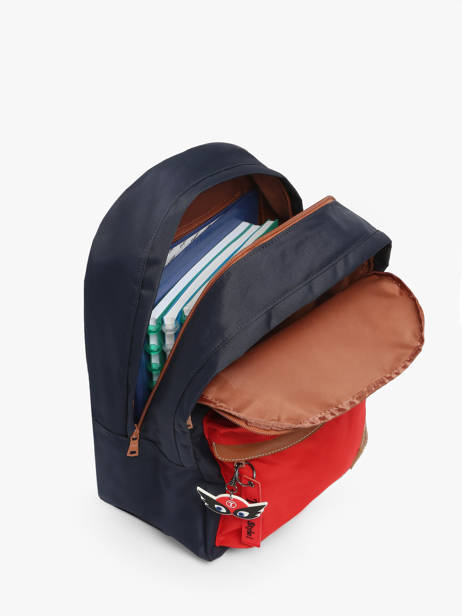 Sac à Dos 2 Compartiments Tann's Rouge les fantaisies g 63124 vue secondaire 2