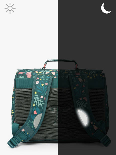 Cartable 1 Compartiment Tann's Vert les fantaisies f 35266 vue secondaire 5