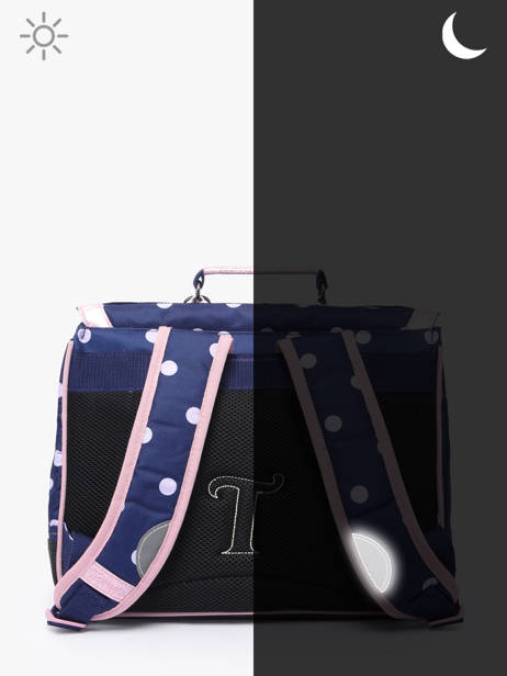 Cartable 1 Compartiment Tann's Bleu les fantaisies f 35325 vue secondaire 5