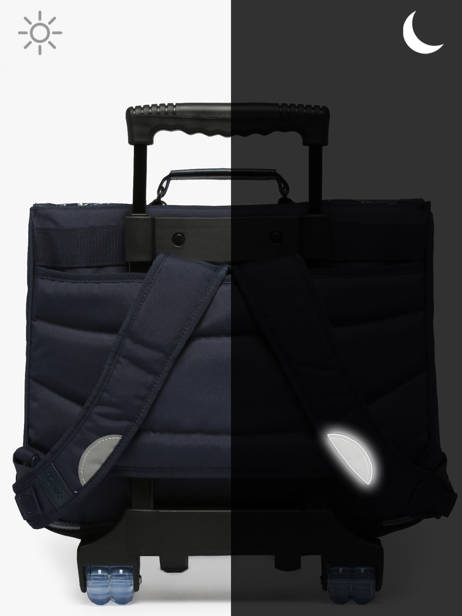 Cartable à Roulettes 2 Compartiments Tann's Bleu les fantaisies g 43142 vue secondaire 6