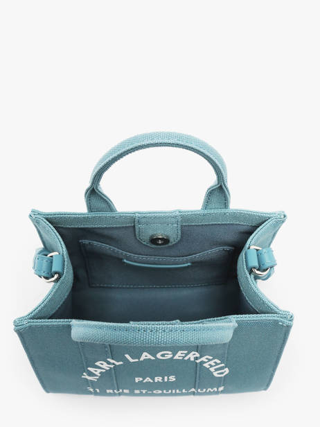 Sac Bandoulière Rsg Coton Karl lagerfeld Bleu rsg A1W50118 vue secondaire 3