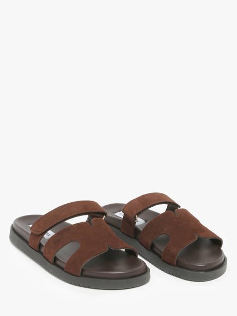 Sandales En Cuir Steve madden Marron women 11003504 vue secondaire 1