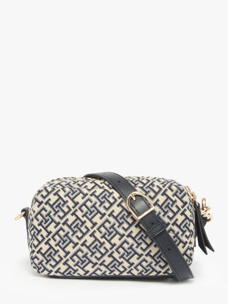 Sac Bandoulière Th Jacquard Polyurethane Tommy hilfiger Bleu th jacquard AW17443 vue secondaire 3
