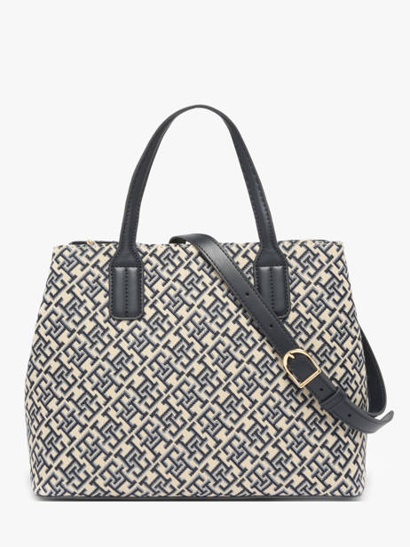 Sac Bandoulière Th Jacquard Polyurethane Tommy hilfiger Bleu th jacquard AW17444 vue secondaire 3