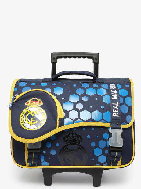 Cartable à Roulettes 2 Compartiments Real madrid Bleu real 24BR203A