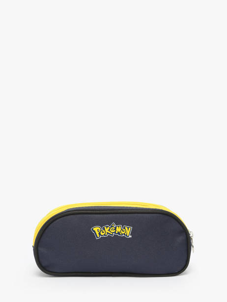 Trousse 2 Compartiments Pokemon Bleu pikachu eclair 25IK207D vue secondaire 2
