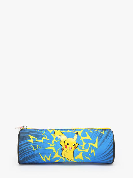 Trousse 1 Compartiment Pokemon Bleu pikachu eclair 25IK207P