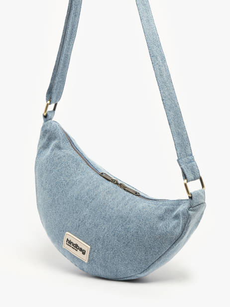 Sac Bandoulière Denim Coton Hindbag Bleu denim DE vue secondaire 2