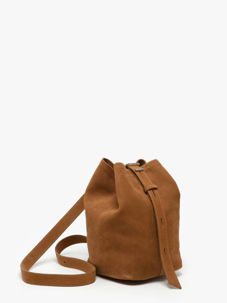 Sac Porté épaule Sac à Dos S Cavalier Nubuck Cuir Etrier Marron cavalier nubuck ECAN126S vue secondaire 5