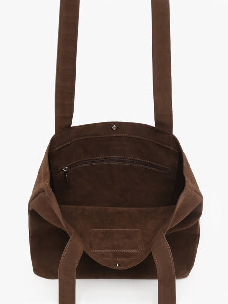 Sac Porté épaule Suedine Kba Polyester Lancaster Marron suedine kba 61 vue secondaire 3