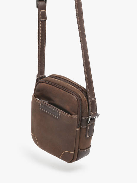 Sac Bandouliere Joseph Cuir Arthur & aston Marron marco 7 vue secondaire 2