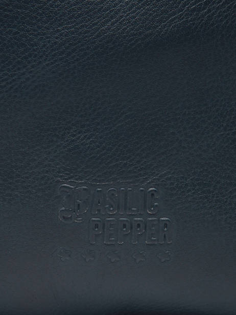 Sac Bandoulière Cow Cuir Basilic pepper Bleu cow BCOW83 vue secondaire 5