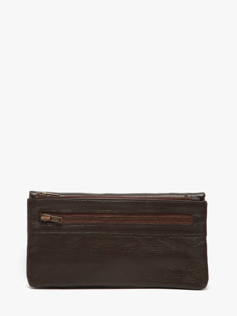 Portefeuille Cow Cuir Basilic pepper Marron cow BCOW96 vue secondaire 3