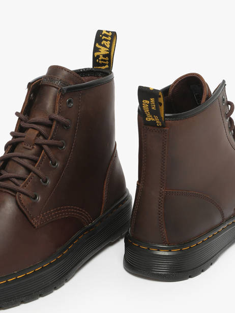 Bottines Brookline Chukka En Cuir Dr martens Marron men 41681200 vue secondaire 2