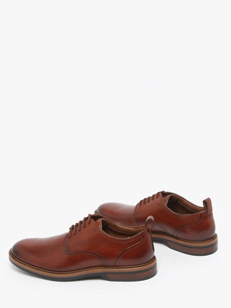 Chaussures Derbies Aldwin Lace En Cuir Clarks Marron men 26183252 vue secondaire 3