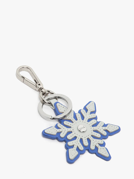 Porte-clefs Snow Cuir Nathan baume Bleu original n 719N vue secondaire 1