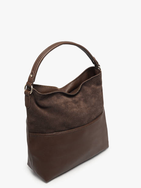 Sac Porté épaule Brodery Polyester Torrow Marron brodery TBRO01 vue secondaire 2