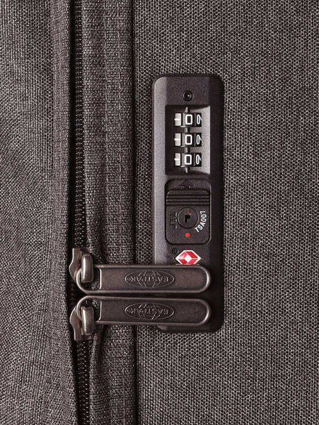 Valise Cabine Eastpak Gris authentic luggage EK0A5BA7 vue secondaire 1