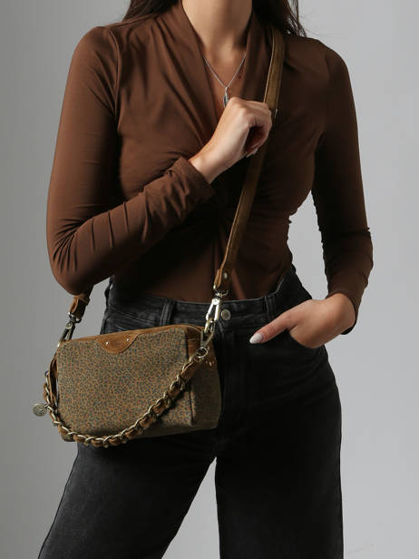 Sac Bandoulière Vintage Mila louise Marron vintage 23673PA vue secondaire 1