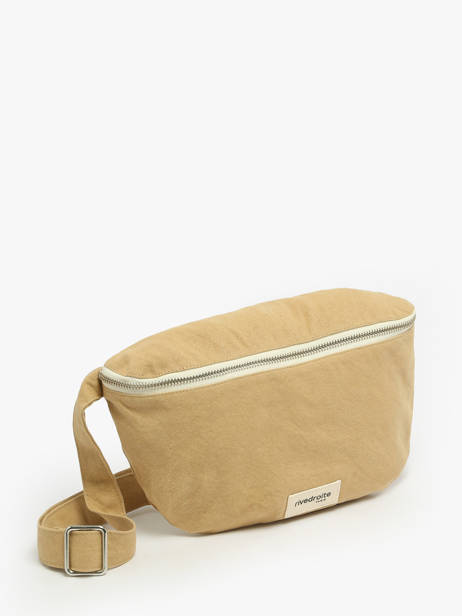 Le Sac Banane Custine Coton Recyclé Rivedroite Beige timeless CUSTITIM vue secondaire 2
