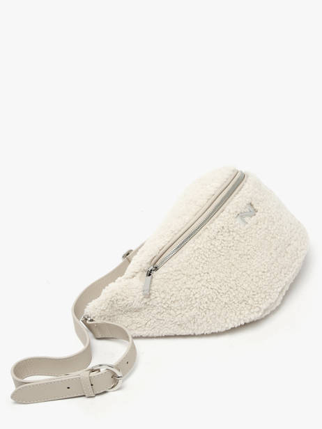 Sac Banane Derby Winter Mouton Et Cuir Nathan baume Beige n city S vue secondaire 2