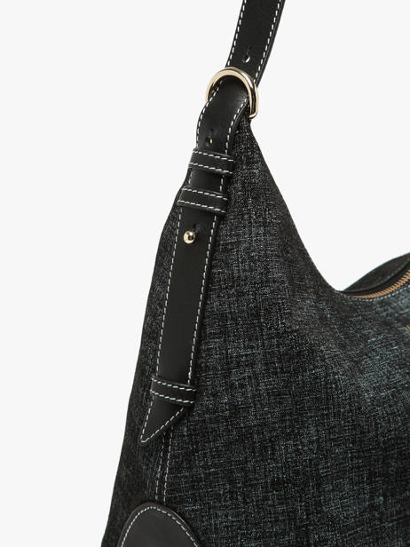 Sac Porté épaule Carrie Tweed Nathan baume Noir vogue TW vue secondaire 3