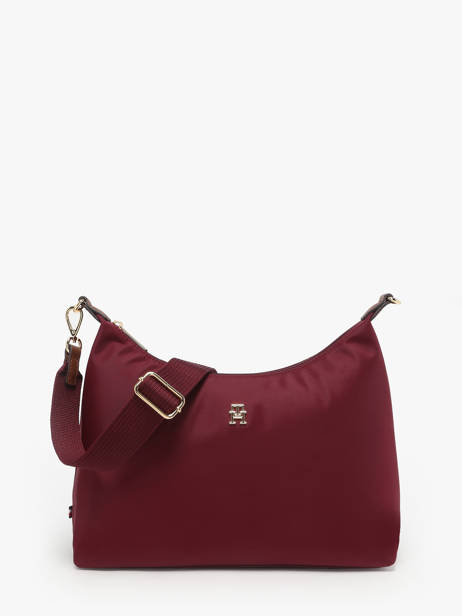 Sac Bandoulière Popette Nylon Tommy hilfiger Rouge popette AW17937