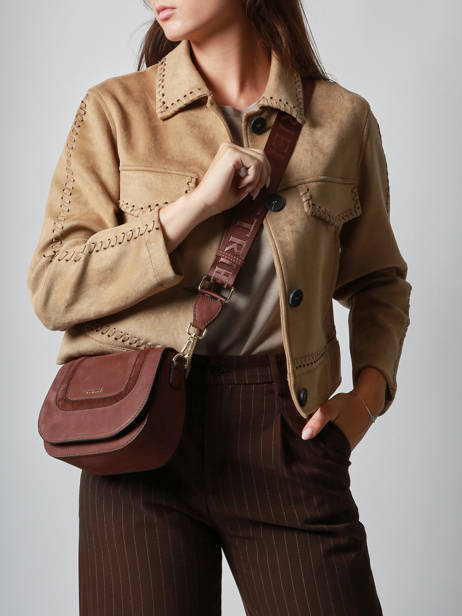Sac Bandoulière S Lasso Cuir Etrier Marron lasso ELAS152S vue secondaire 1