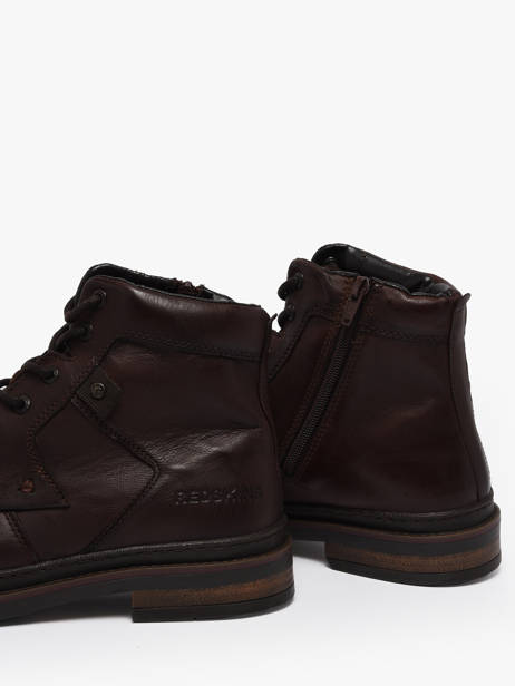 Boots En Cuir Redskins Marron men TRIOMPHE vue secondaire 2