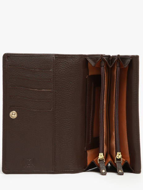 Portefeuille Caviar Cuir Crinkles Marron caviar 14001 vue secondaire 1