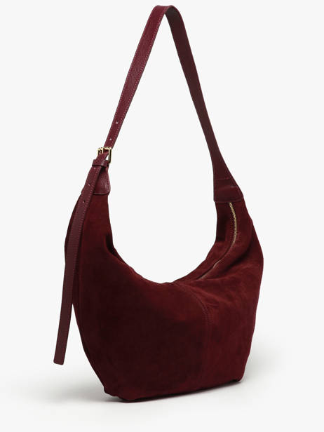 Sac Porté épaule Velvet Caviar Milano Rouge velvet caviar VC25091 vue secondaire 2