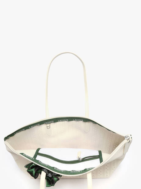 Sac Porté épaule L.12.12 Concept Seasonal Lacoste Blanc l.12.12 concept seasonal NF5133SJ vue secondaire 3