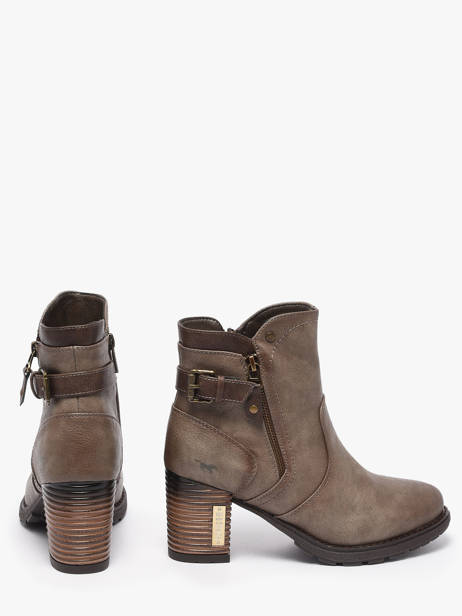 Bottines à Talon Mustang Beige women M0182004 vue secondaire 2