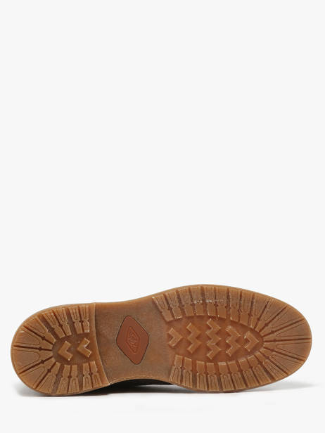 Bottines En Cuir Solex Vert men S3808 vue secondaire 4