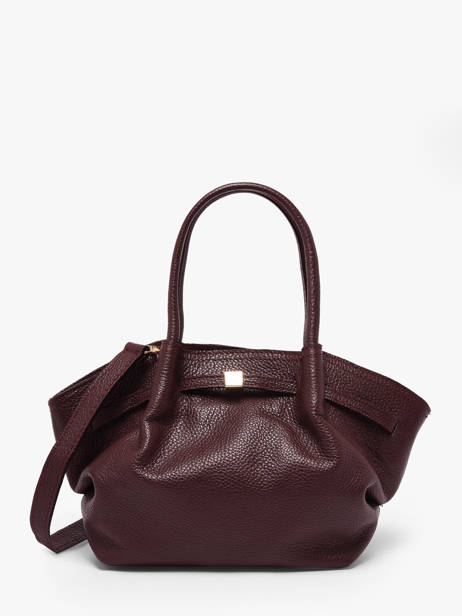 Sac à Main Caviar Cuir Milano Rouge caviar CA25063