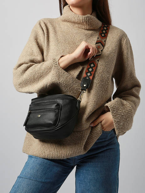 Sac Banane Hexagona Noir ronda 3880228 vue secondaire 1