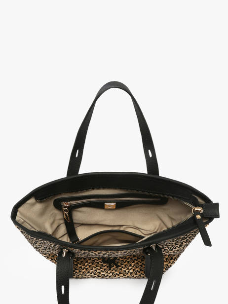 Sac Bandoulière Camargue Cuir Etrier Noir camargue ECAM168S vue secondaire 4
