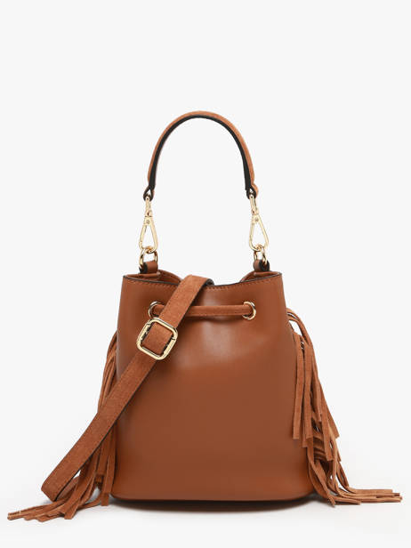 Sac Bandoulière Country Etrier Marron country ECOU194S vue secondaire 5