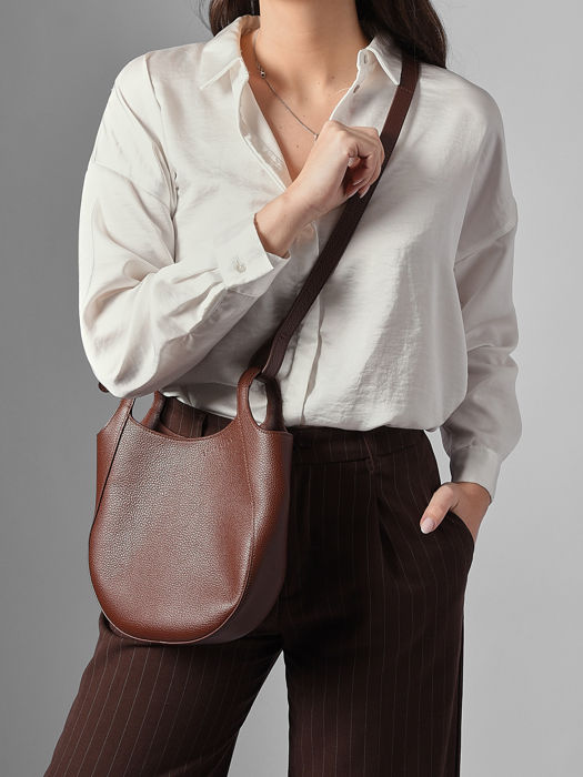 Longchamp Le foulonné Sacs porté travers Marron