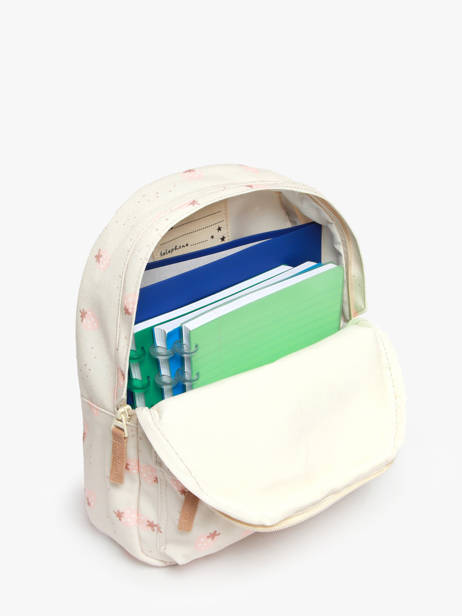 Mini Sac à Dos Kidzroom Blanc paris picture this 3382 vue secondaire 3