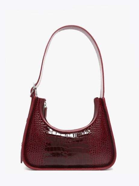 Sac Porté épaule Croco Vernis Paul marius Rouge croco vernis VICTXCRV